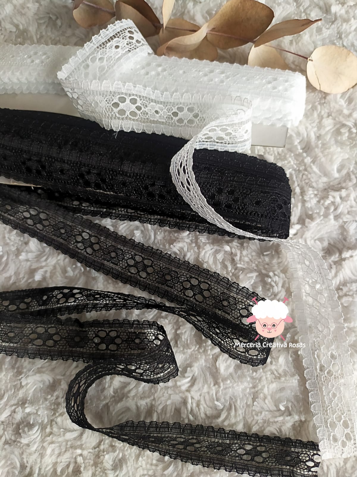 Puntilla nylon 2 cm