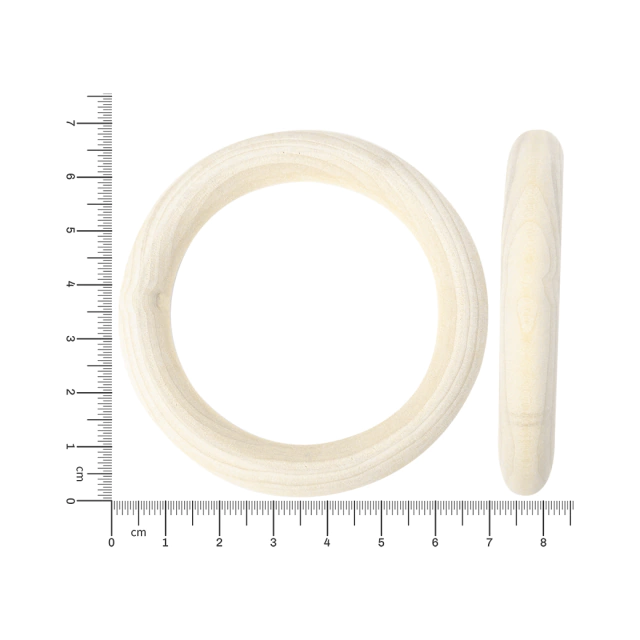 Argolla de madera 70mm