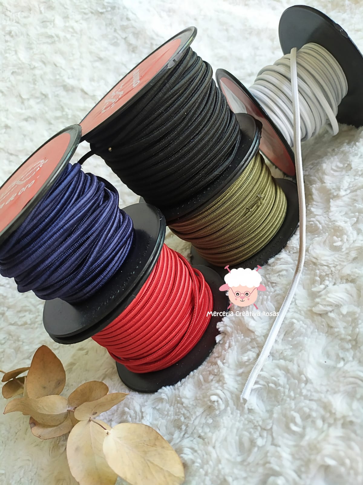 ELASTICO REDONDO DELTA CORDON DE ORO 3MM