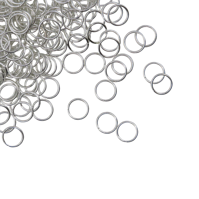 Argolla metal 8 mm PLATA