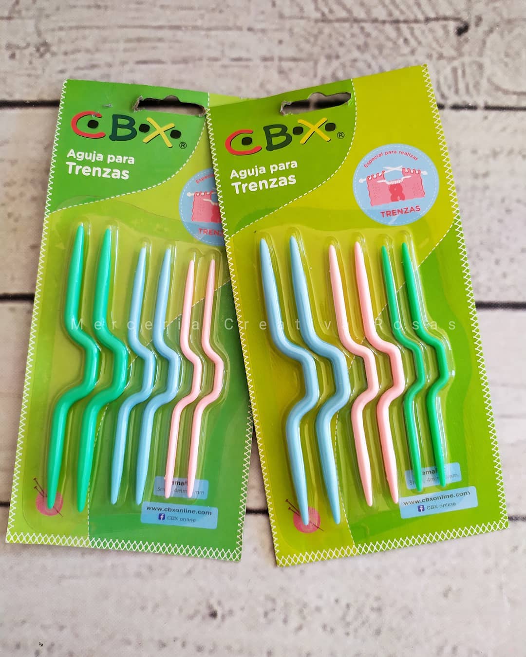 Aguja para hacer trenzas