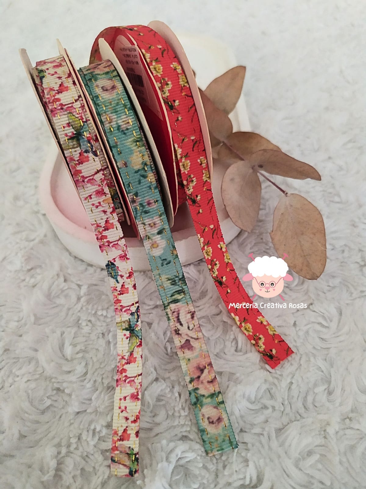 Cinta gross FLORES VINTAGE
