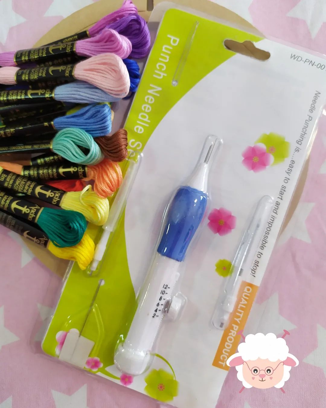 Aguja de bordado chino set