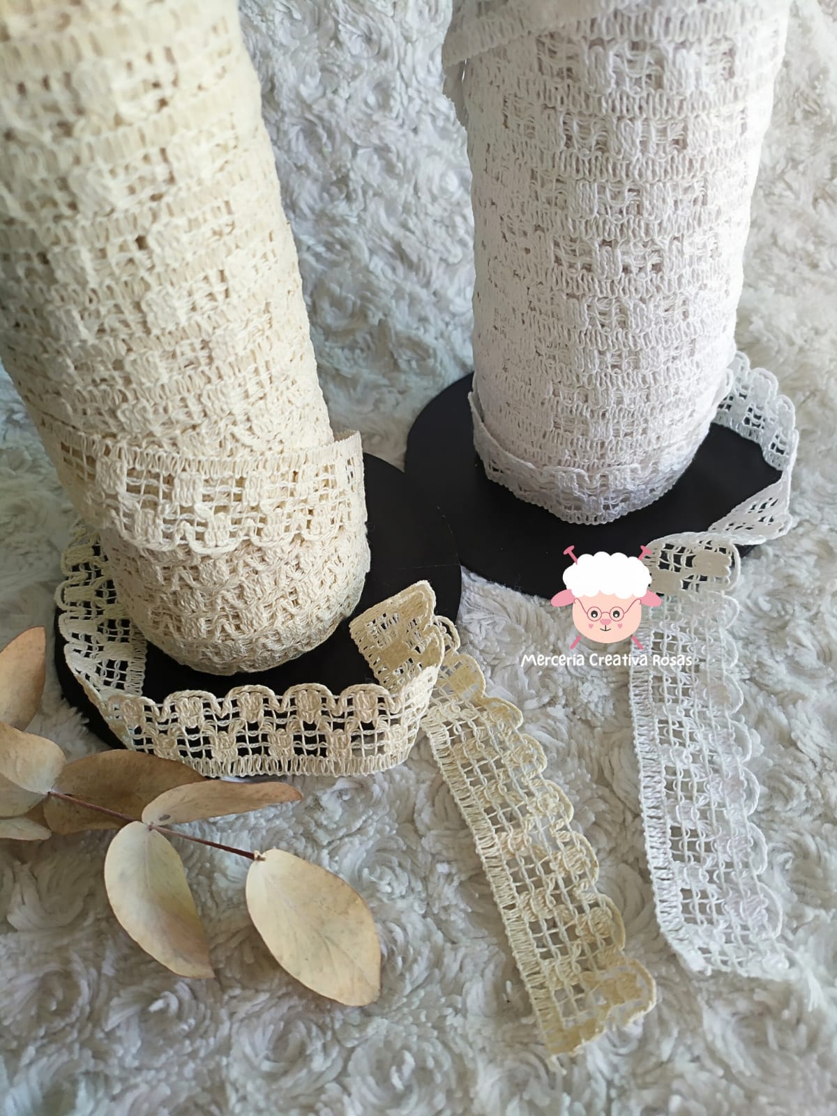 Puntilla de algodon BLANCO CRUDO 387004