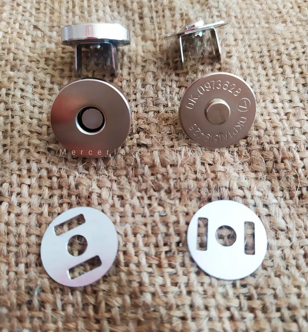 Broche iman redondo 18 mm