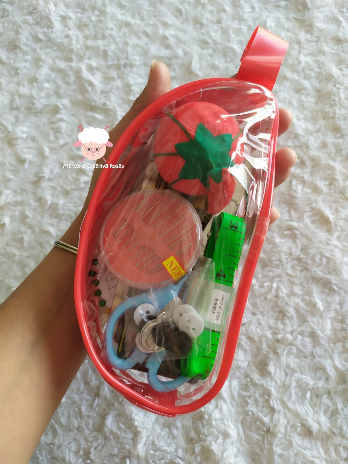Costurero de viaje  grande de plastico