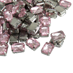 Gema engarzada 10x0.8 mm rectangular