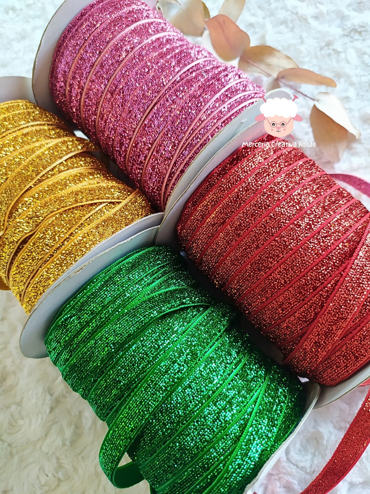 Cinta terciopelo con lurex