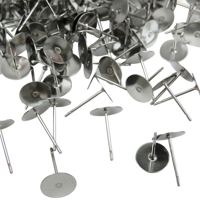 Base aro plano 8 mm x par