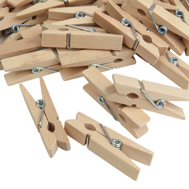 Broche madera grande NATURAL