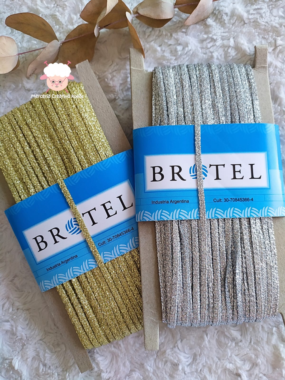 Cinta lurex chata 3 mm