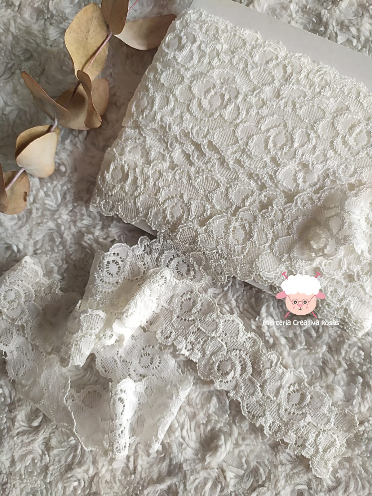 Puntilla lycra 3 cm