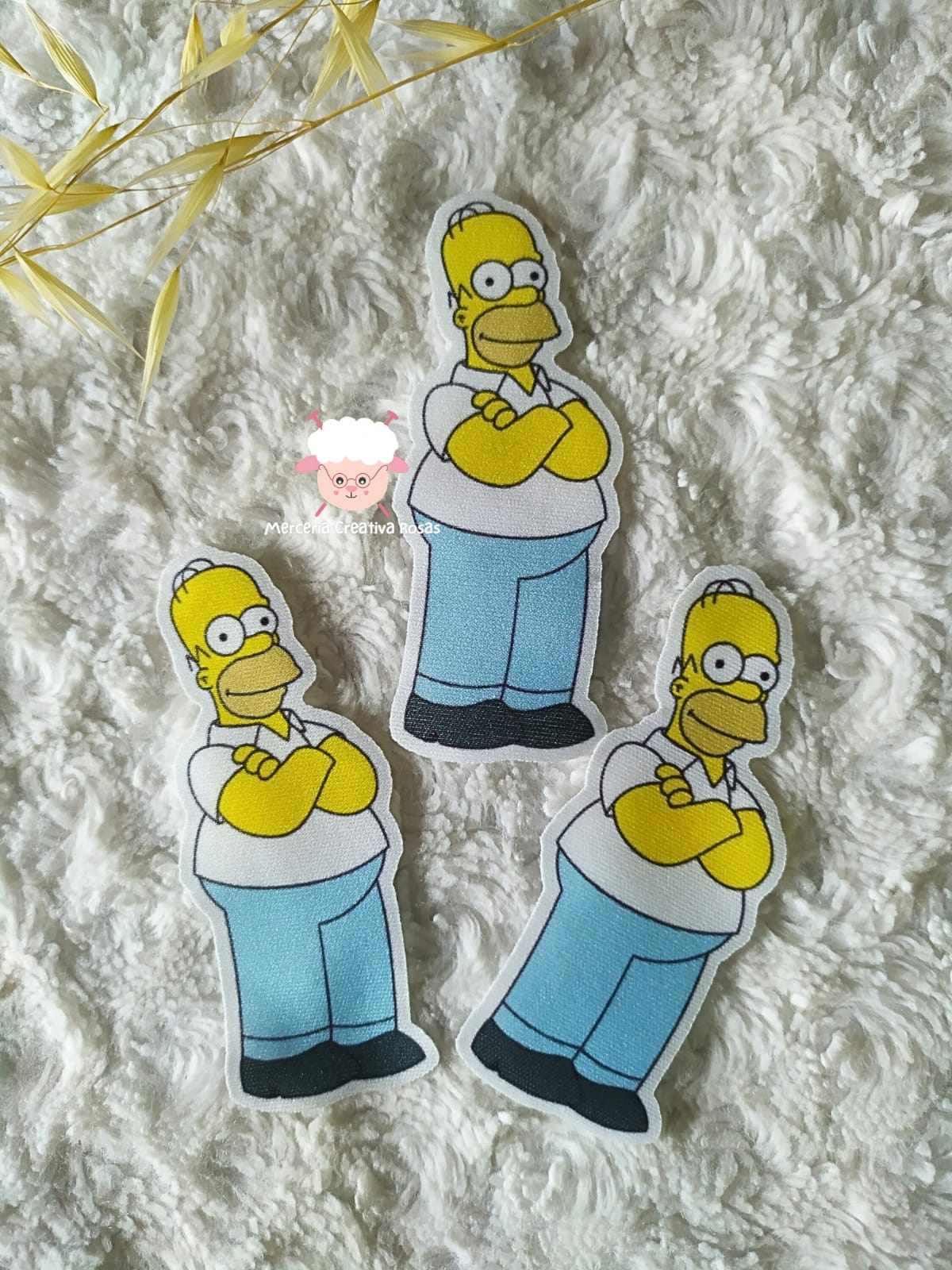 Aplique sublimado homero