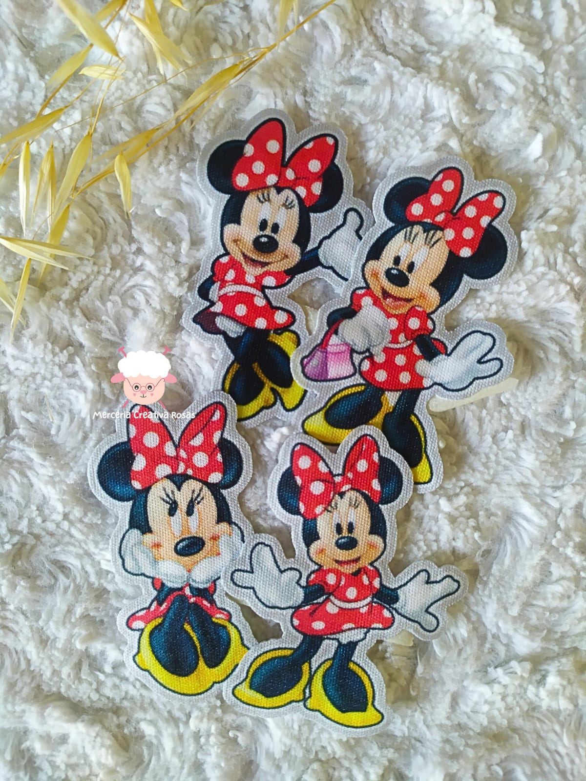 Aplique sublimado Minnie