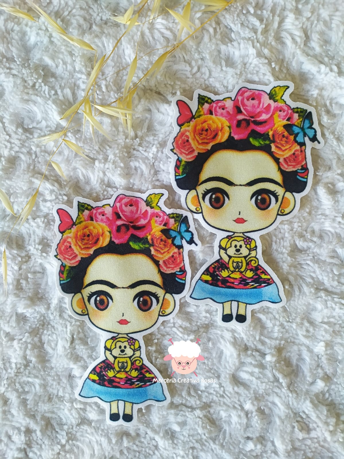 Aplique sublimado mini frida