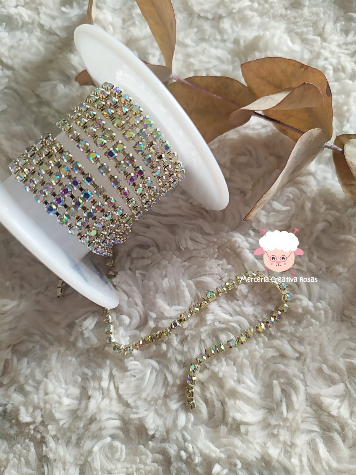 Strass aurora boreal 3 mm