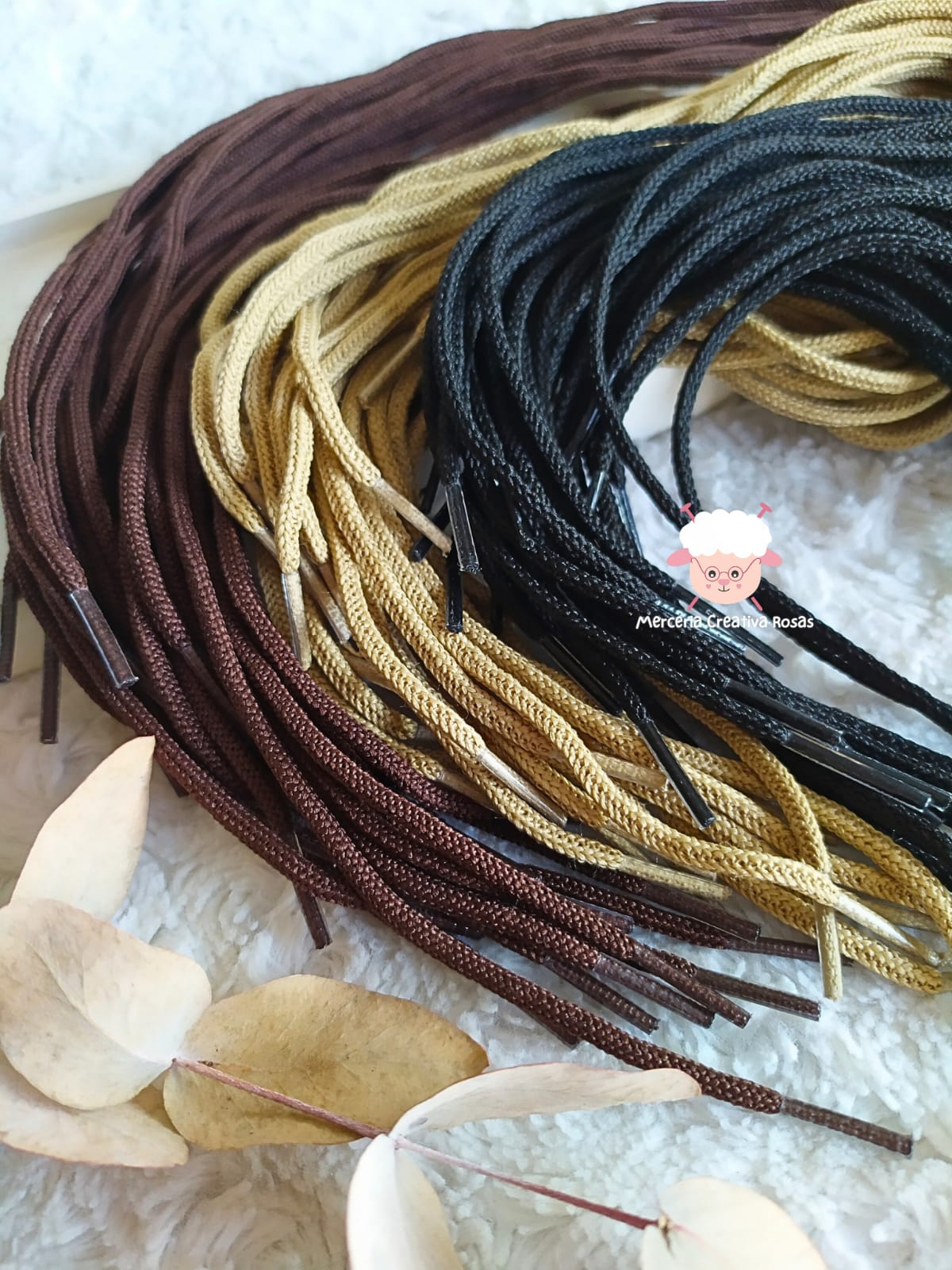 Cordon redondo para zapatos 90 cm