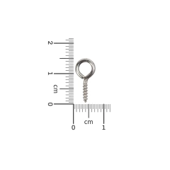 Piton 7x15 mm PLATEADO