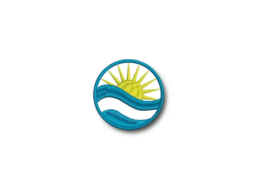 Aplique bordado insignia Argentina