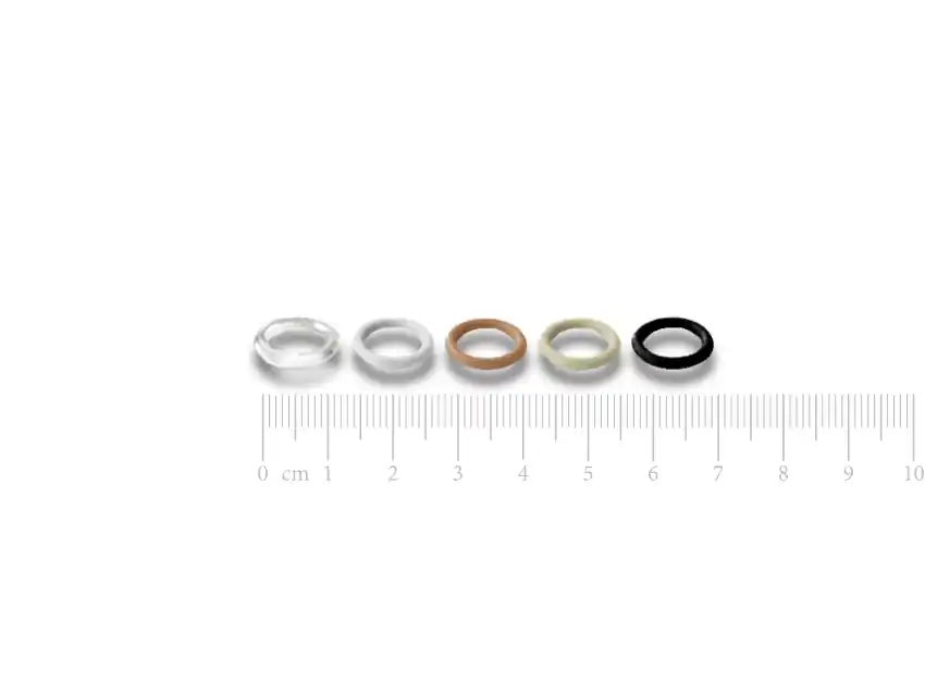 Argolla plastico para lenceria 11 MM