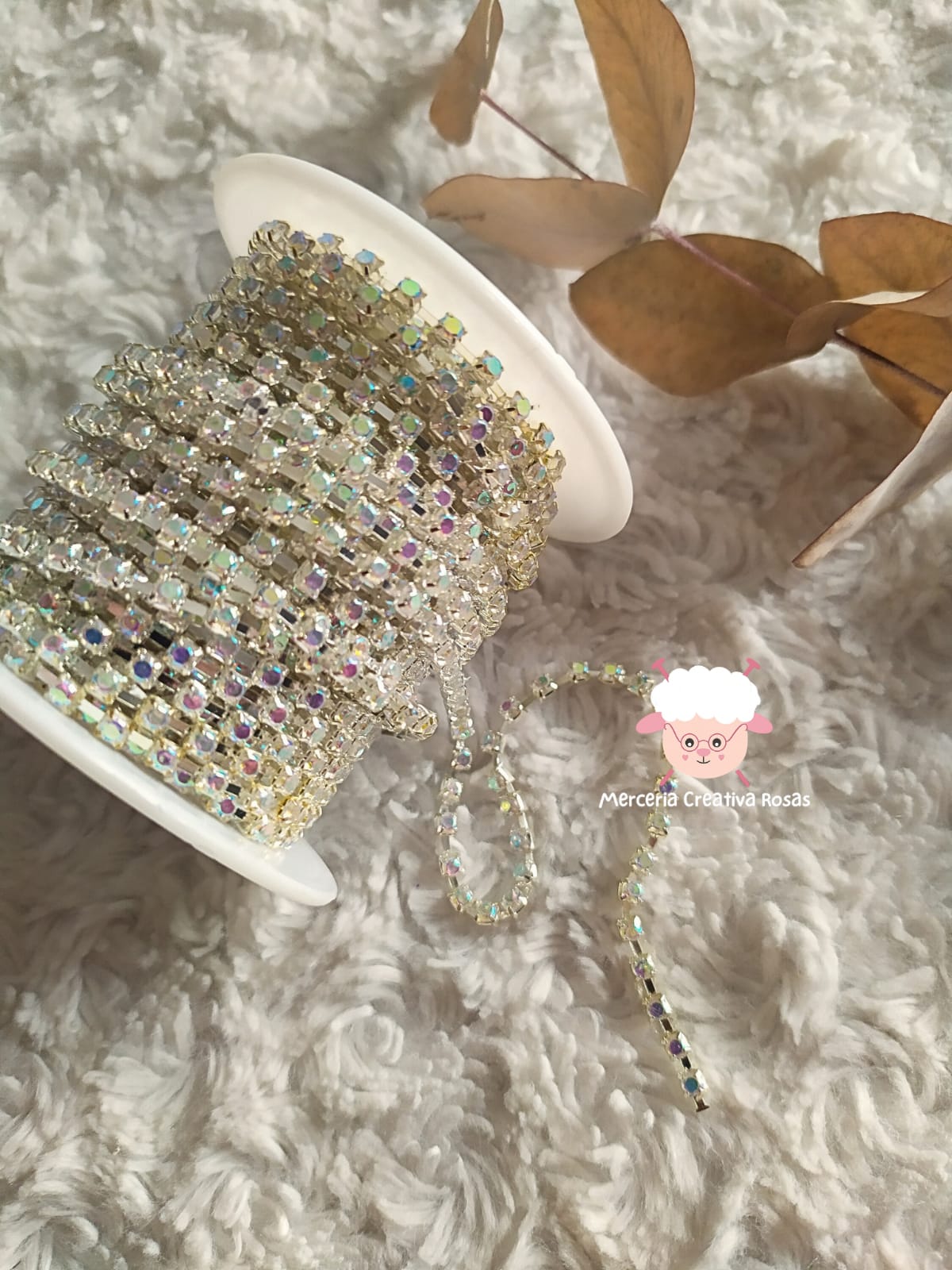 Strass cadena aurora boreal N10 3mm