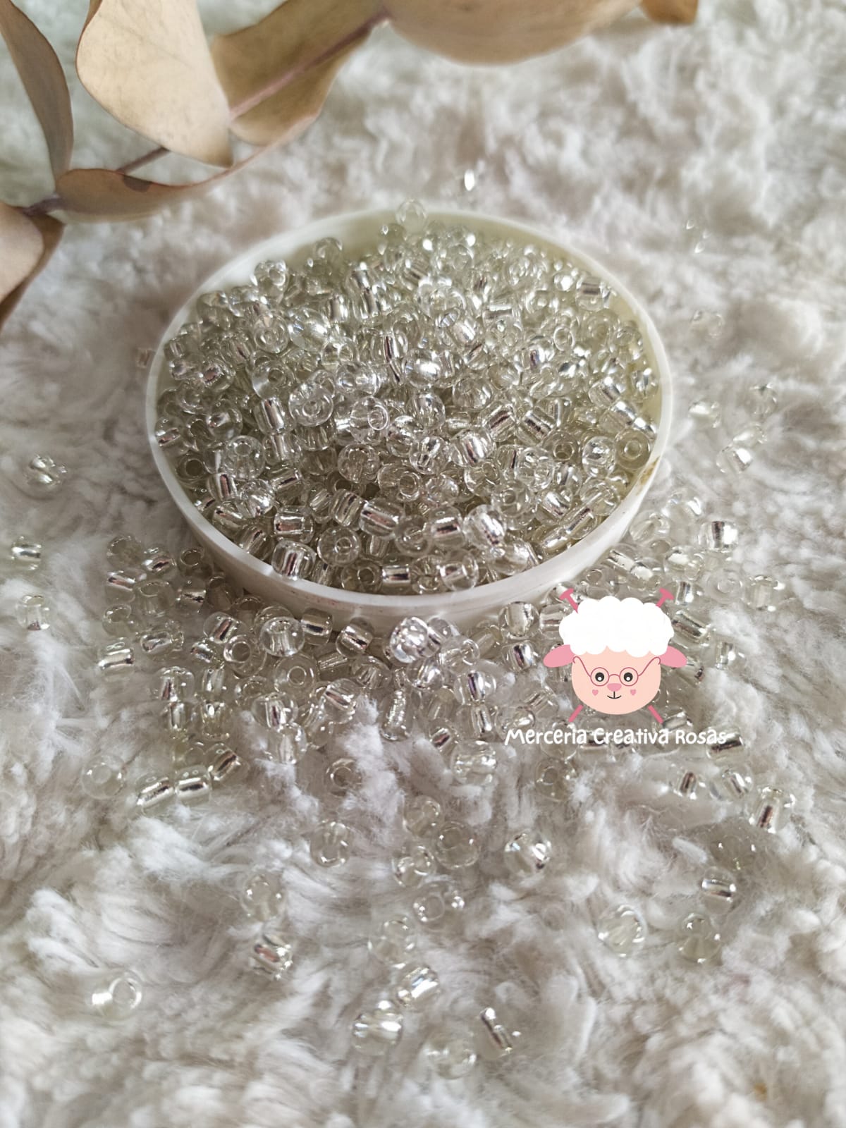 Plateado brillante transparente