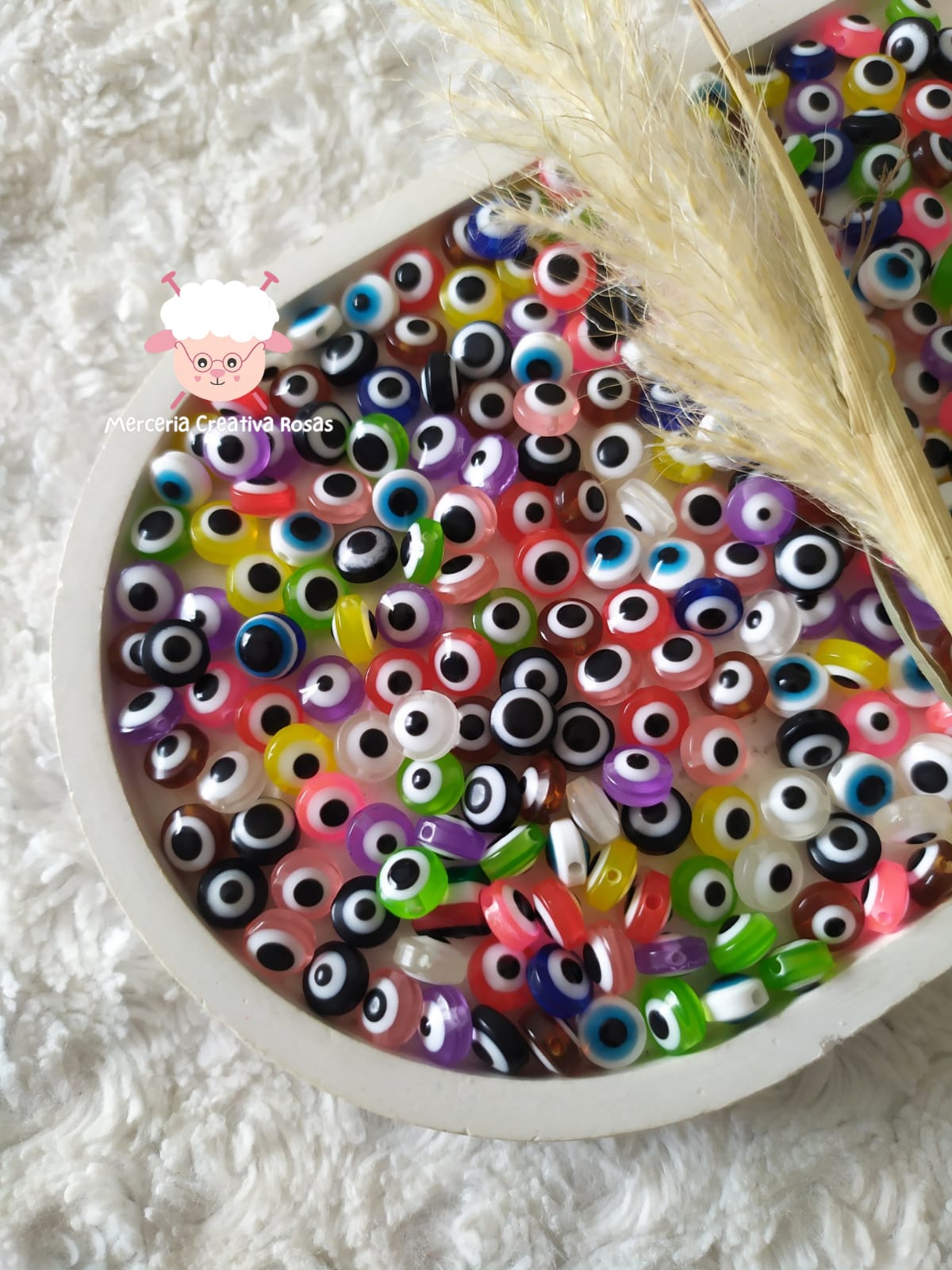 Ojo turco multicolor 8 mm