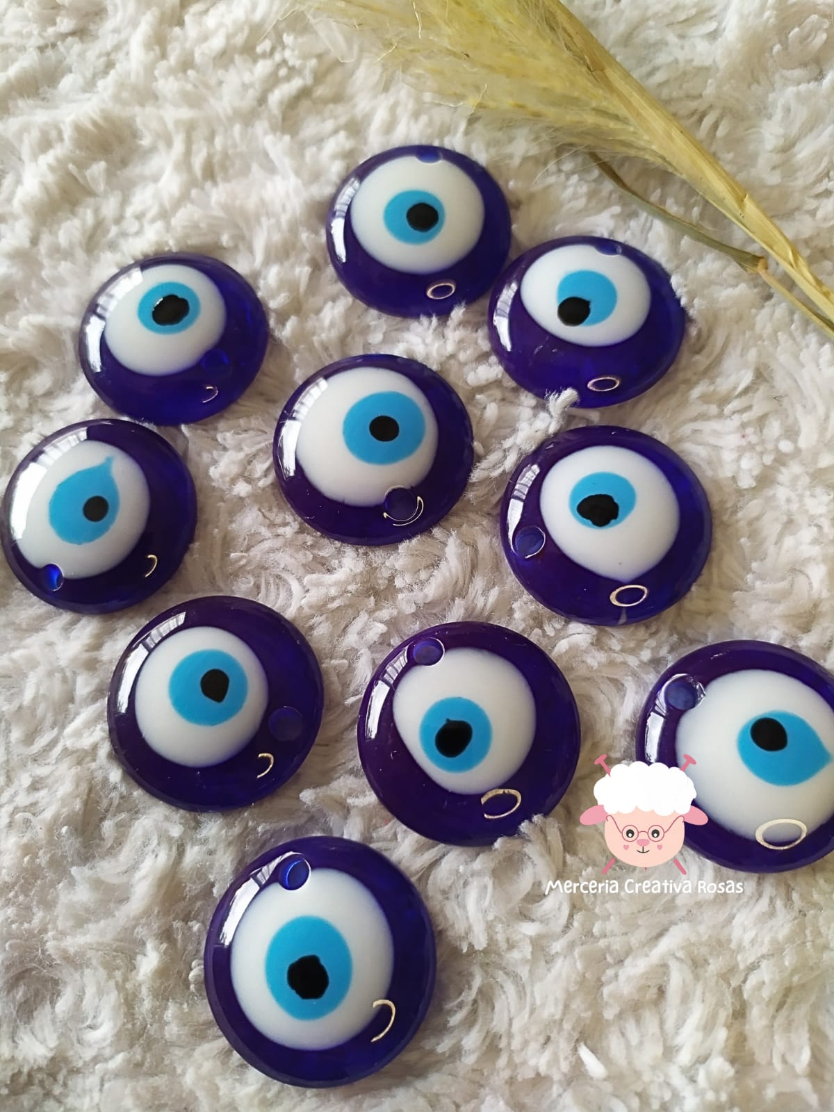 Ojo turco resina 30 mm