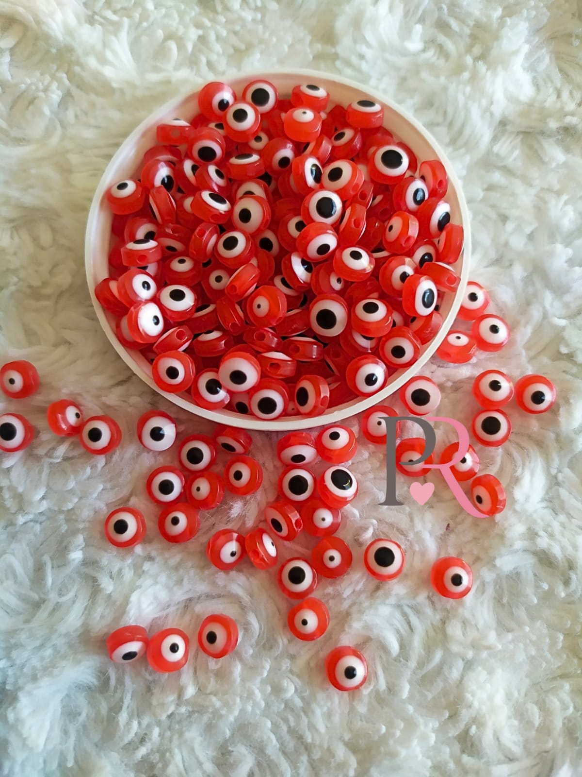 Ojo turco 6 mm rojo